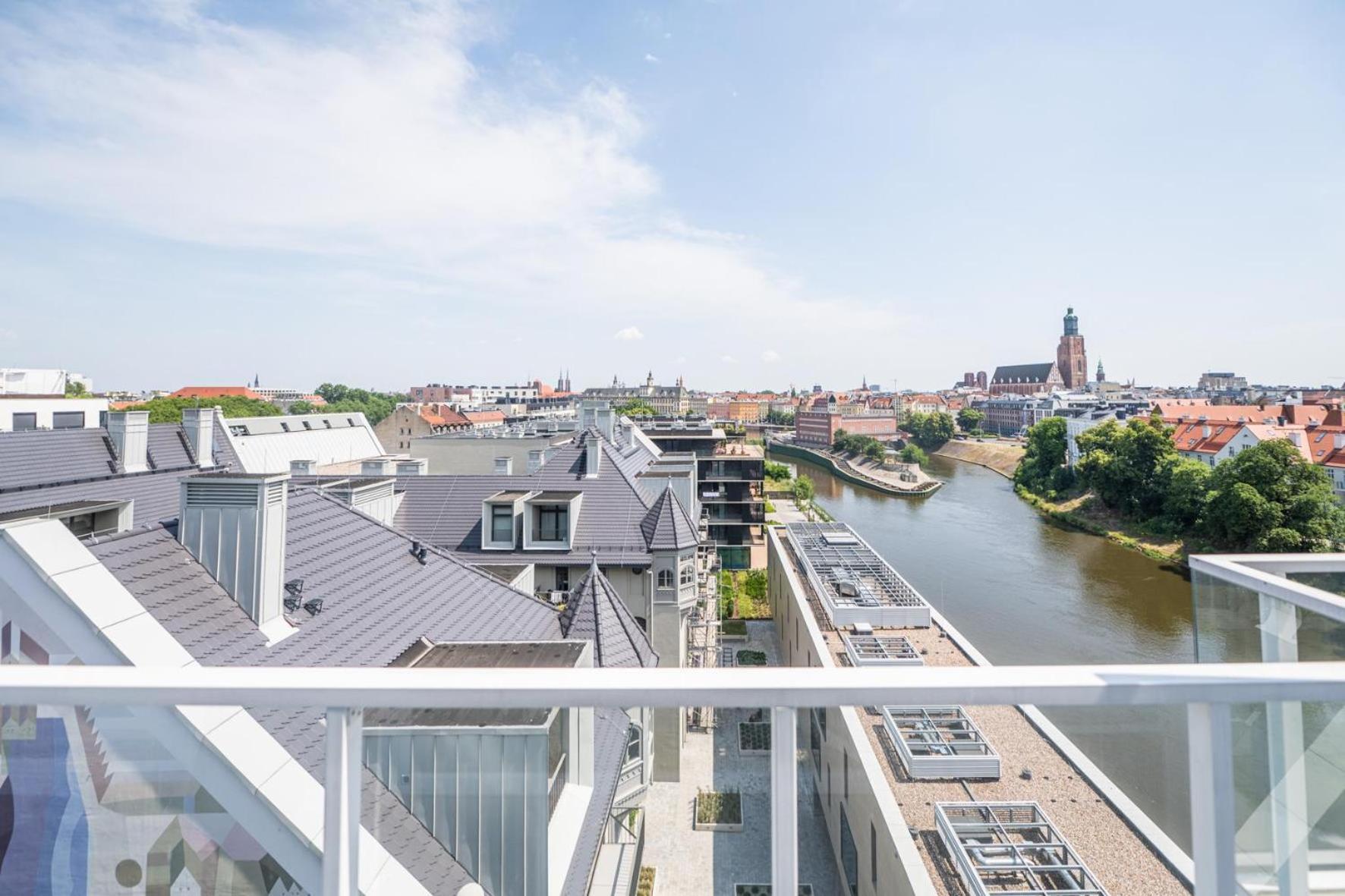 Nice View Apartment, Free Underground Parking, City Square 6 Min Wroclaw Dış mekan fotoğraf