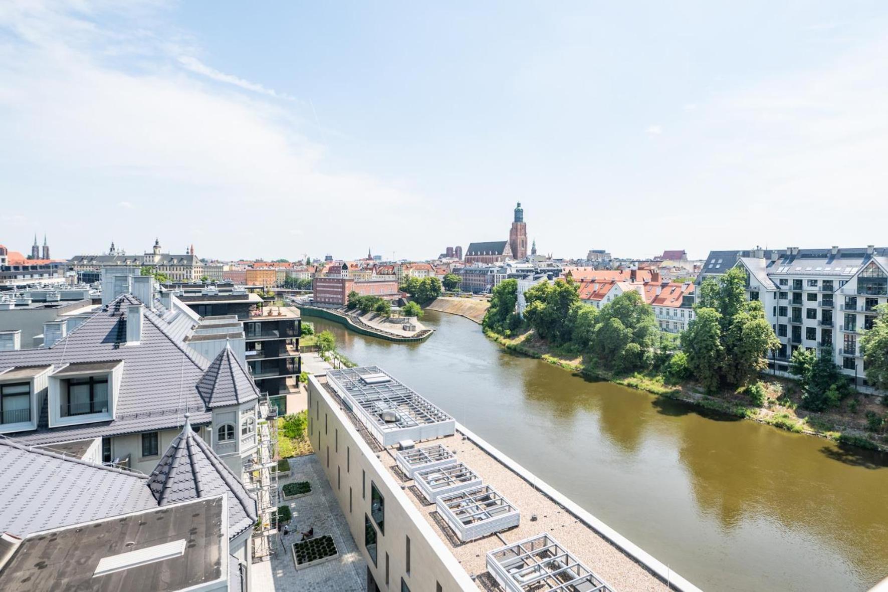Nice View Apartment, Free Underground Parking, City Square 6 Min Wroclaw Dış mekan fotoğraf